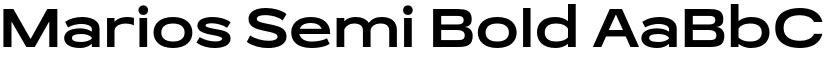 Marios Semi Bold font