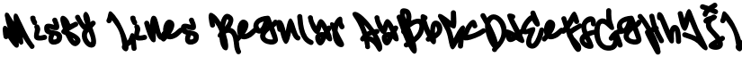 Misty Lines Regular font