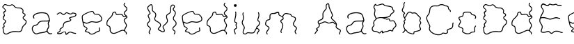 Dazed Medium font