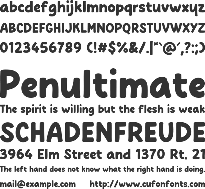 Blinky Star font preview