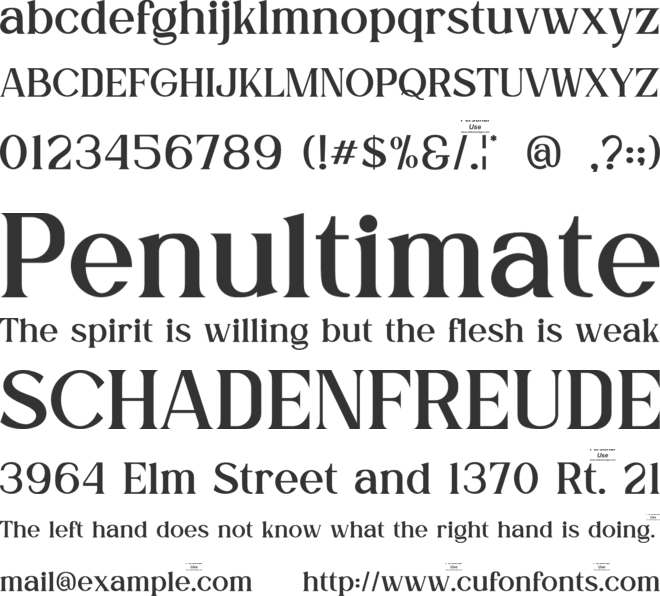Berlian Quines font preview