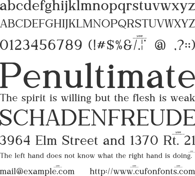 Rapshodi Gliternas font preview