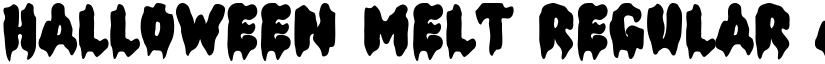 Halloween Melt Regular font