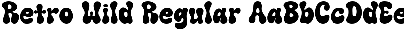 Retro Wild Regular font