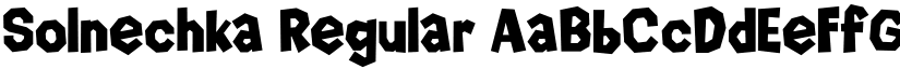 Solnechka Regular font