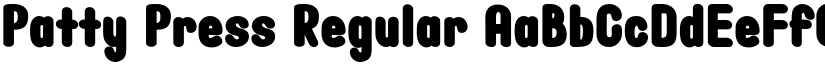 Patty Press Regular font