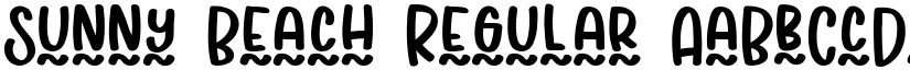 Sunny Beach Regular font