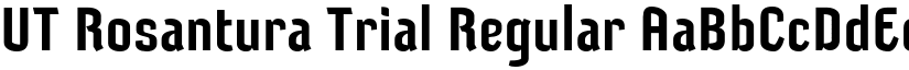 UT Rosantura Trial Regular font