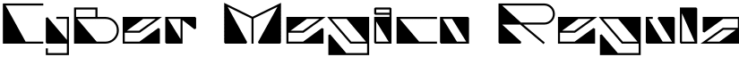 Cyber Megico Regular font