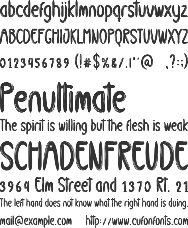 Summer  Memories font preview