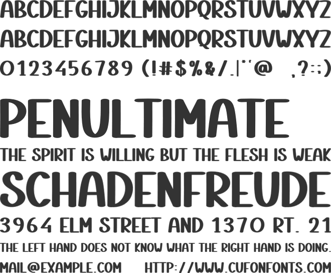 Festival Valentine font preview