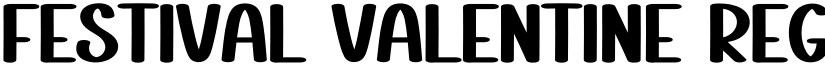 Festival Valentine Regular font