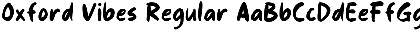 Oxford Vibes Regular font