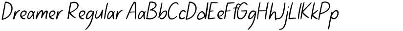 Dreamer Regular font