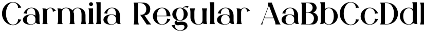 Carmila Regular font