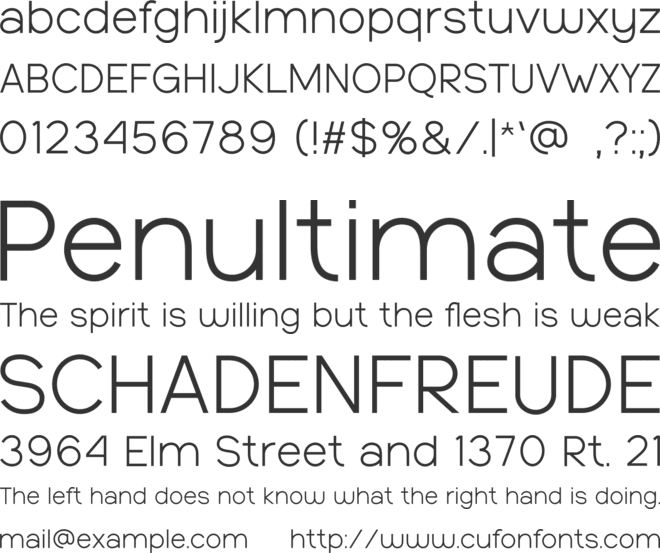 TOWARD font preview