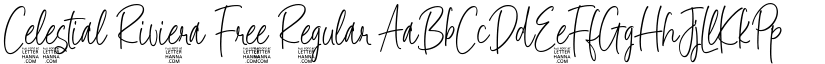 Celestial Riviera Free Regular font