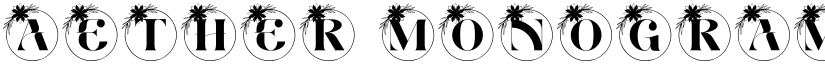 Aether Monogram Regular font