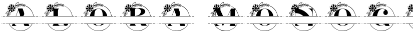 Alora Monogram Line Regular font