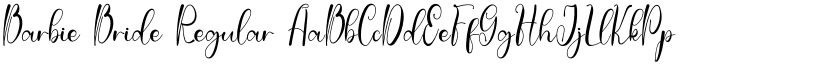 Barbie Bride font download