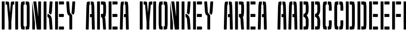 Monkey Area Monkey Area font