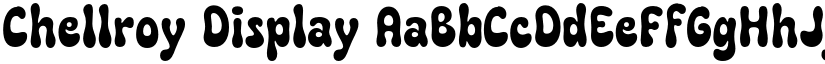 Chellroy Display font