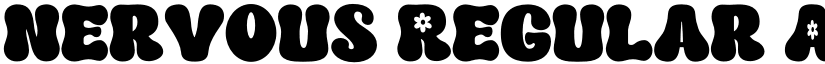 Nervous Regular font