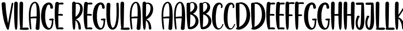Vilage Regular font