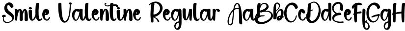 Smile Valentine font download