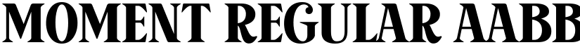 Moment Regular font