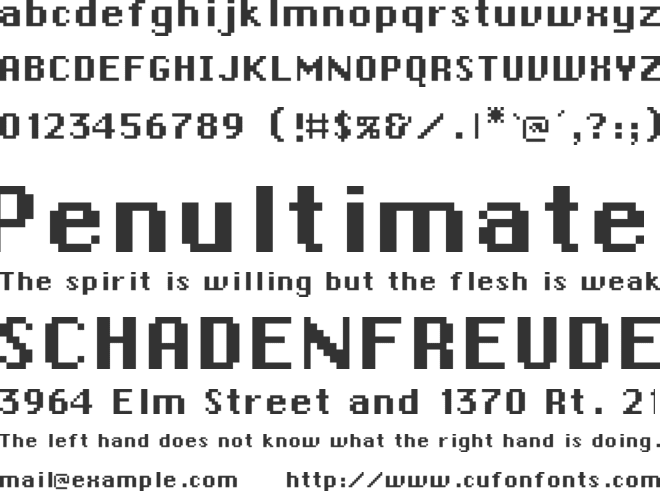 BlockBlueprint font preview