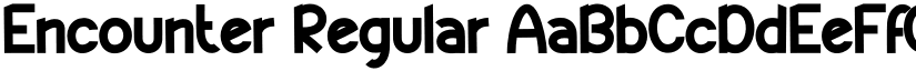 Encounter Regular font