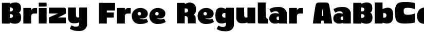 Brizy Free Regular font