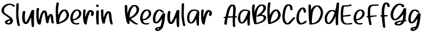 Slumberin Regular font