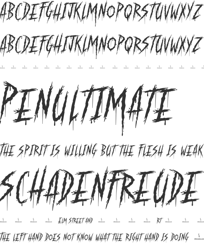 Overlord font preview