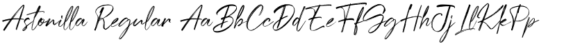 Astonilla Regular font