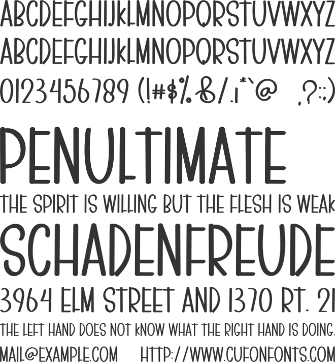 FASTWITCH font preview