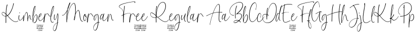 Kimberly Morgan Free Regular font