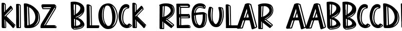 Kidz Block Regular font