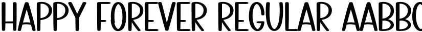 Happy Forever Regular font