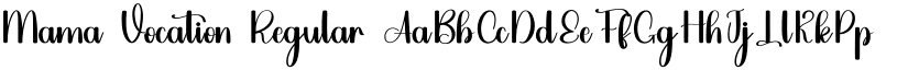 Mama Vocation font download