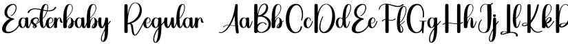 Easterbaby Regular font