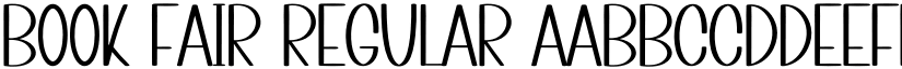 Book Fair Regular font