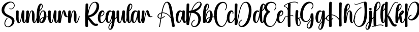 Sunburn Regular font