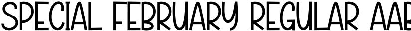Special February Regular font