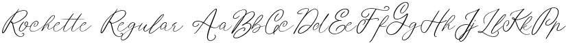 Rochette Regular font