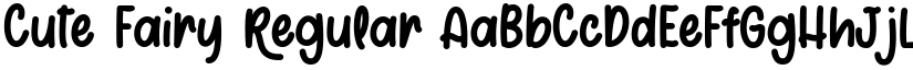 Cute Fairy Regular font