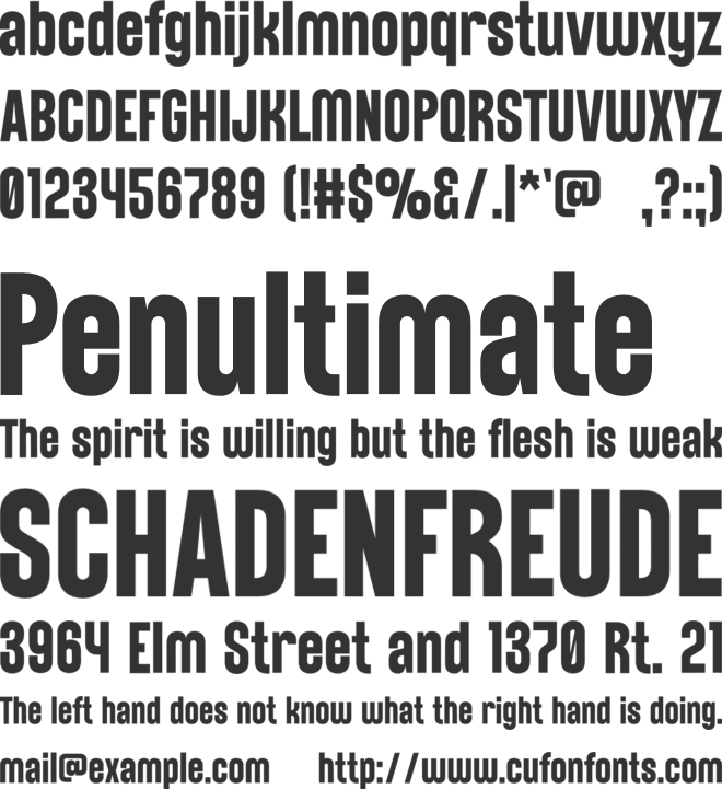 KOTALAMA font preview