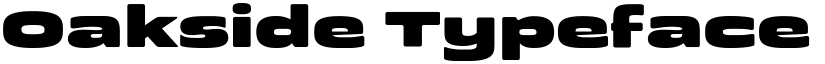 Oakside Typeface Regular font