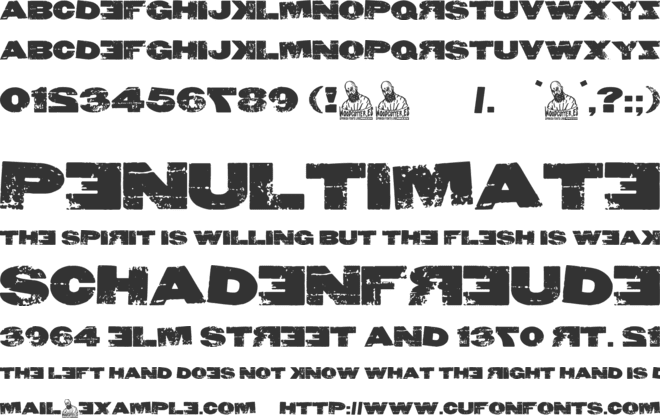 Leche Frita font preview